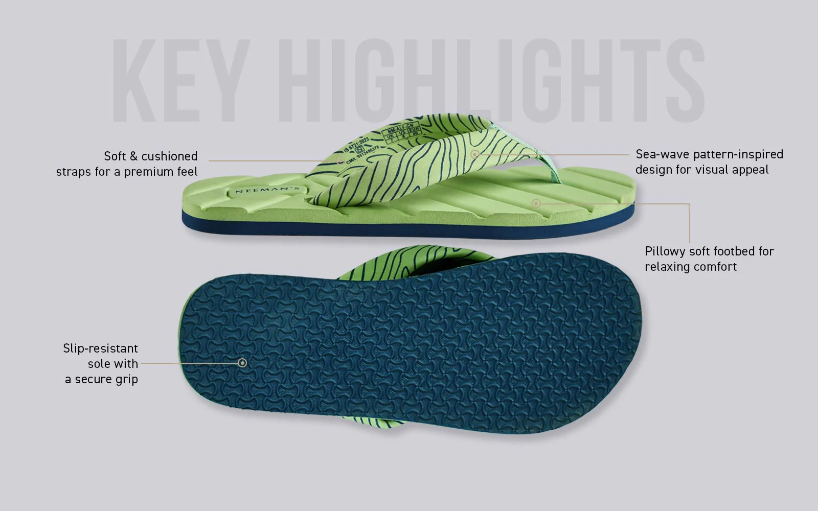 All Vibes Flips (Women) : Green - Image 4
