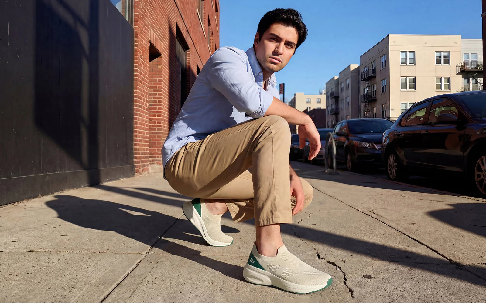 Begin Walk All Day For Men : Ivory Green - Image 3