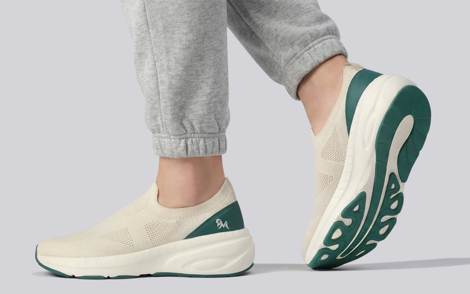 Begin Walk All Day For Men : Ivory Green - Image 7