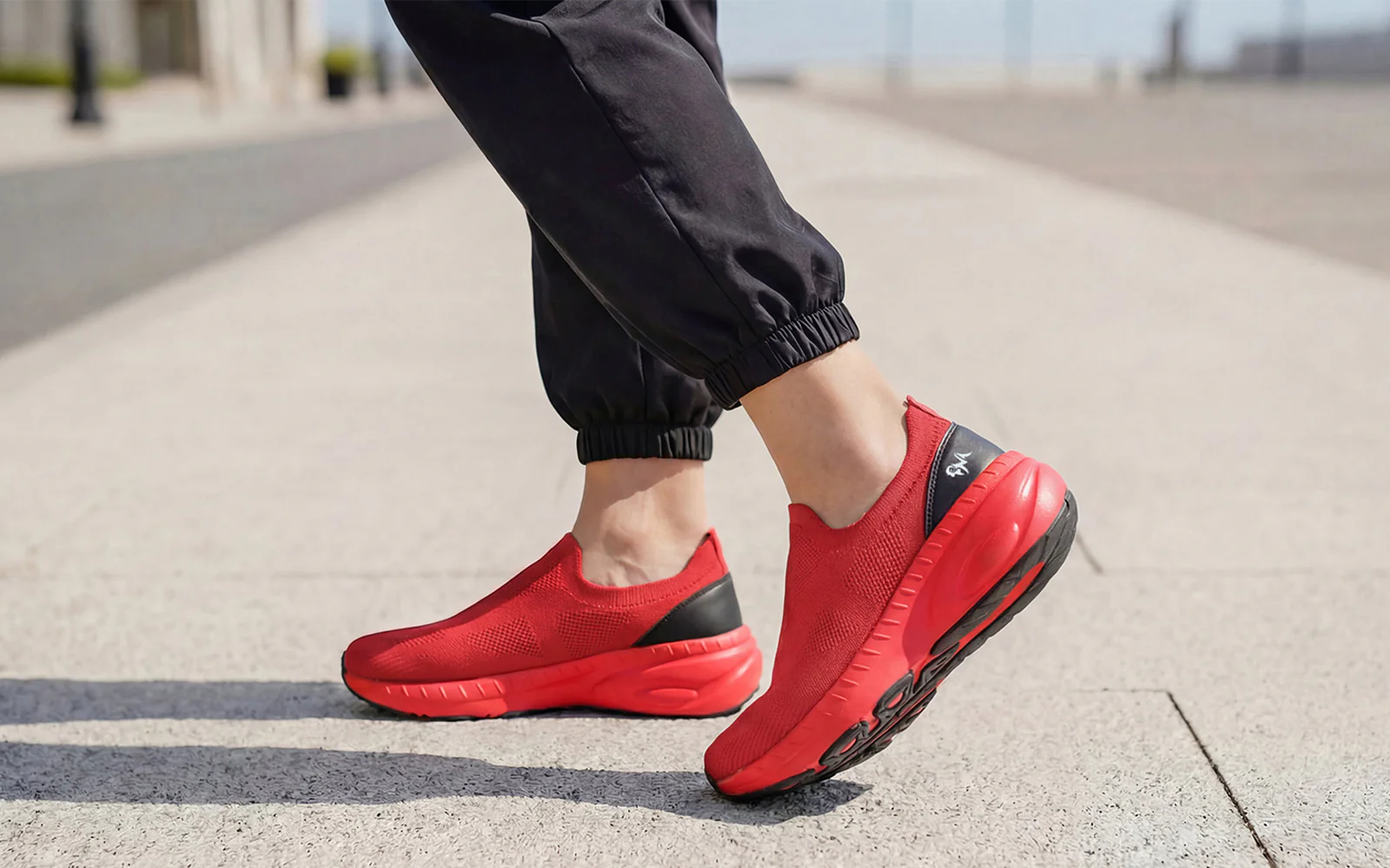 Begin Walk All Day For Men : Red Black - Image 10