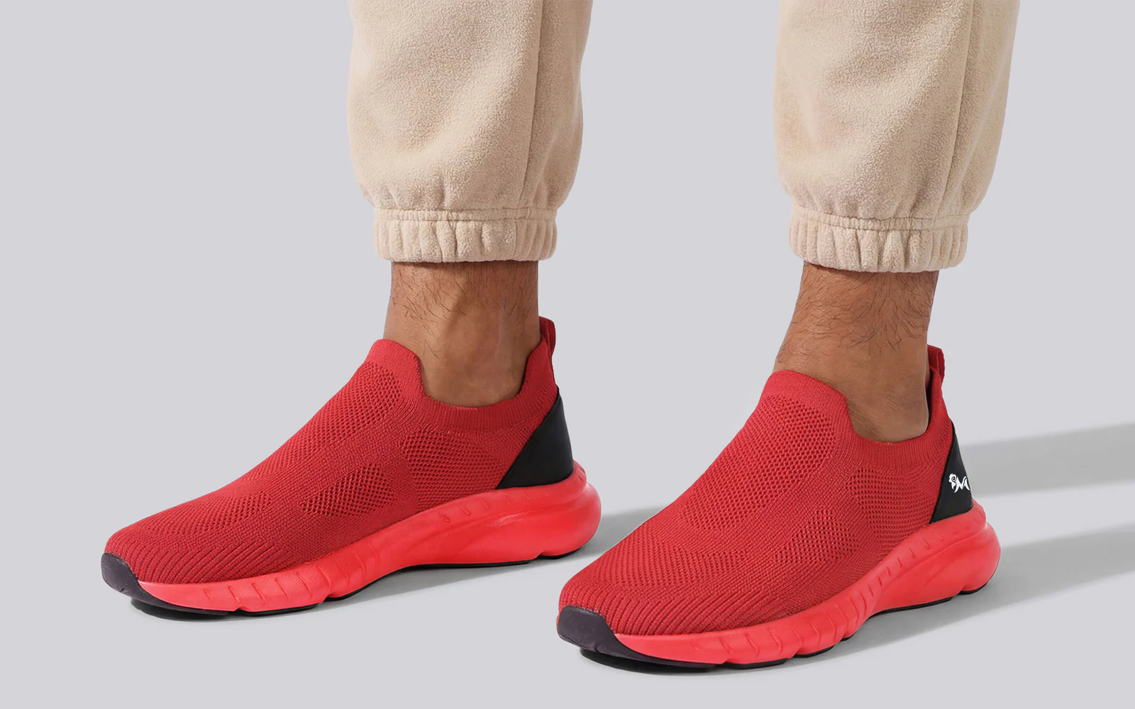 Begin Walk All Day For Men : Red Black - Image 8