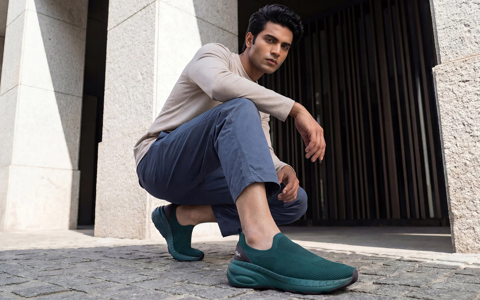 Begin Walk All Day For Men : Teal Black - Image 4