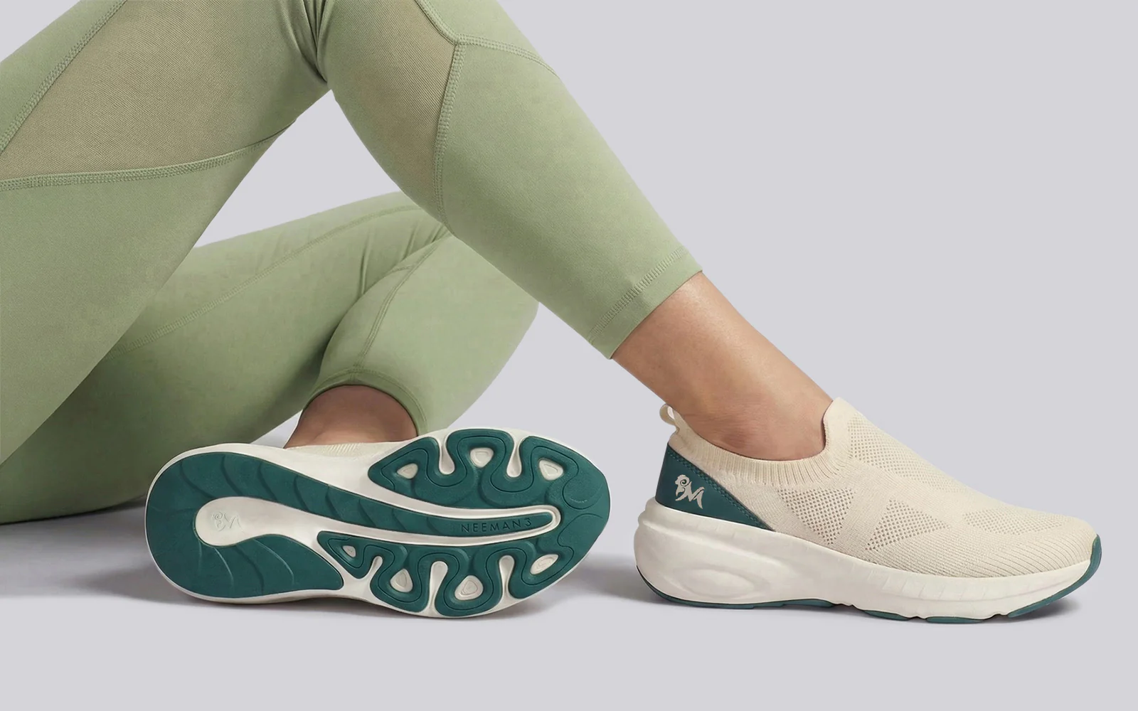 Begin Walk All Day For Women : Ivory Green - Image 8