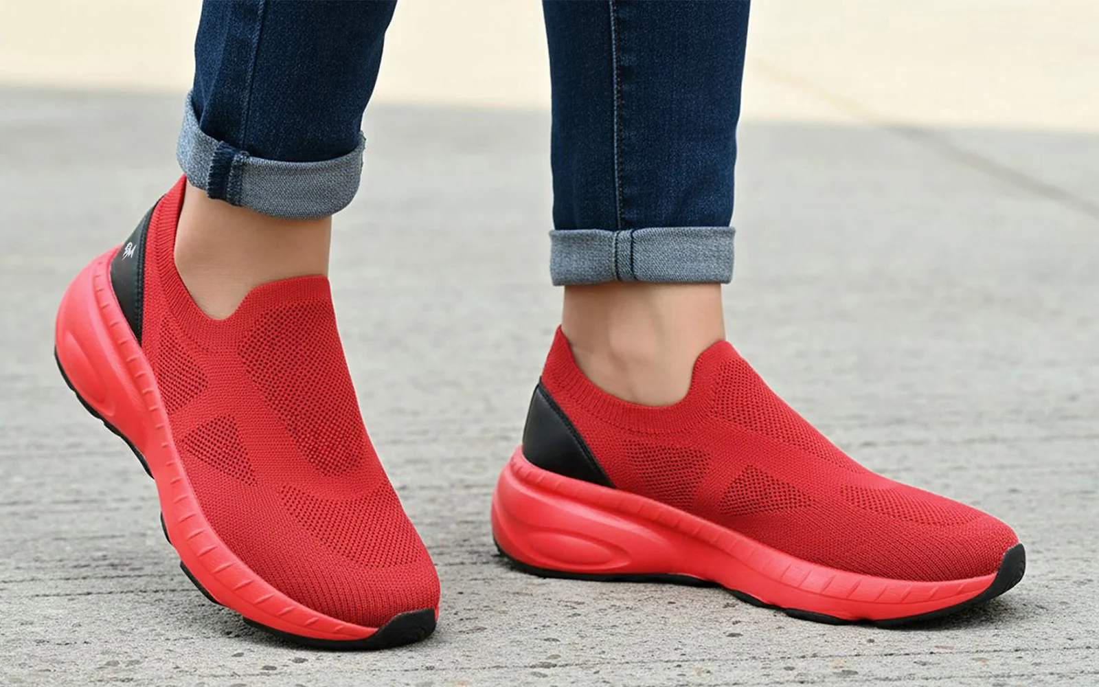 Begin Walk All Day For Women : Red Black - Image 10