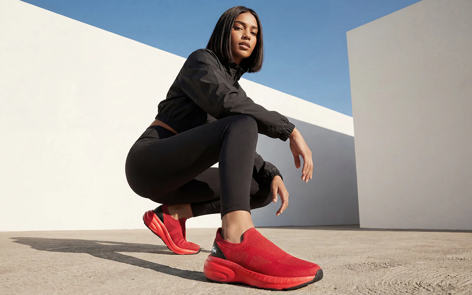 Begin Walk All Day For Women : Red Black - Image 4