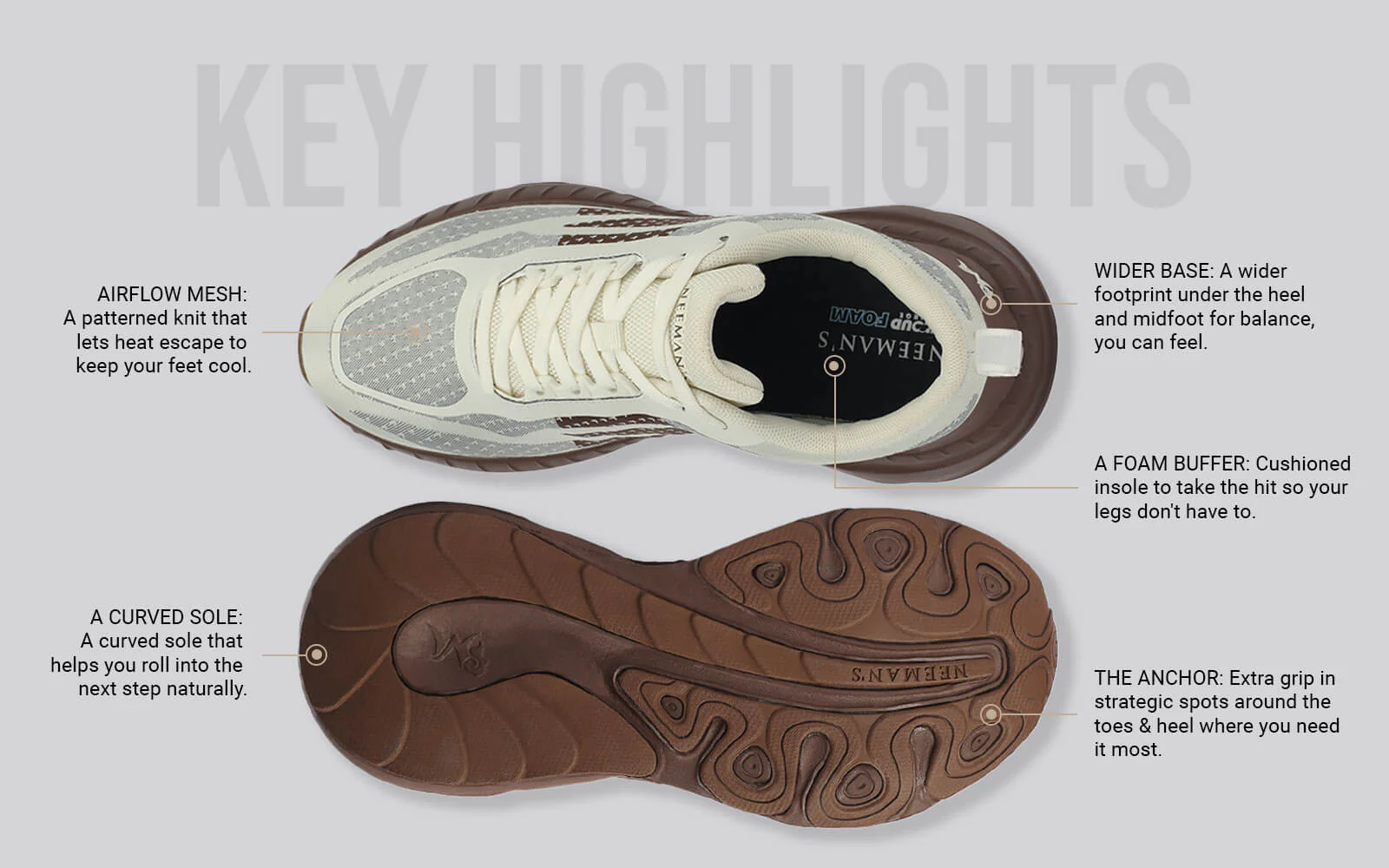 Begin Walk Anchor : Ivory Brown - Image 3
