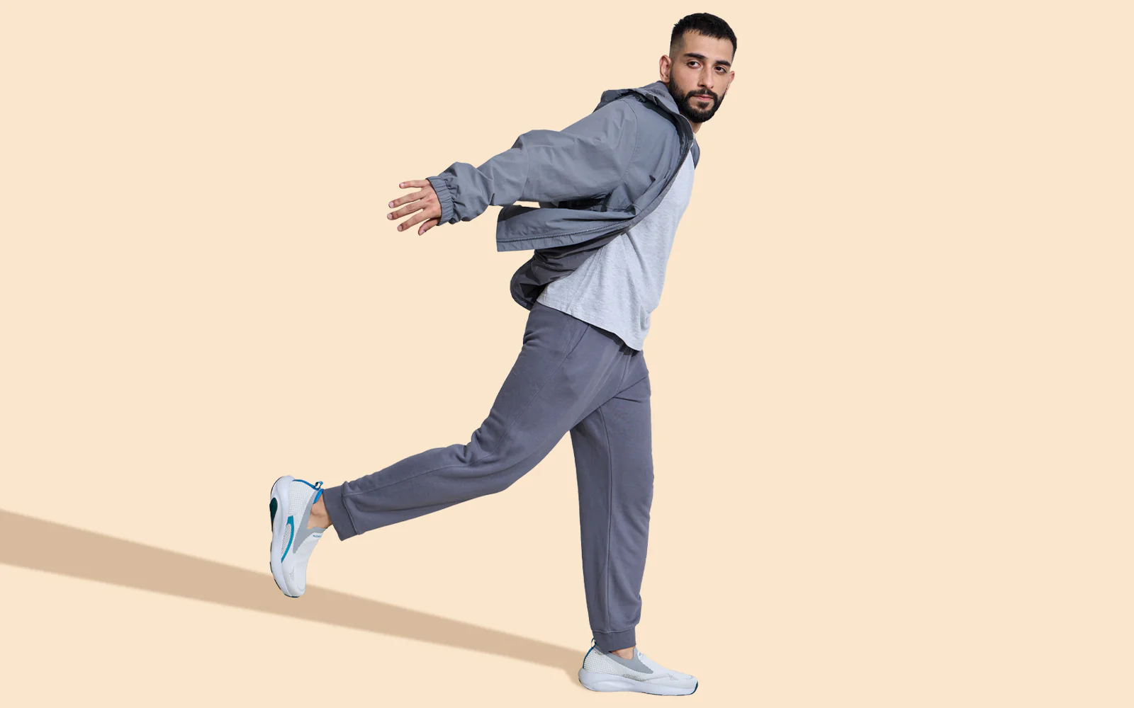 Begin Walk Ease For Men : Grey - Image 10