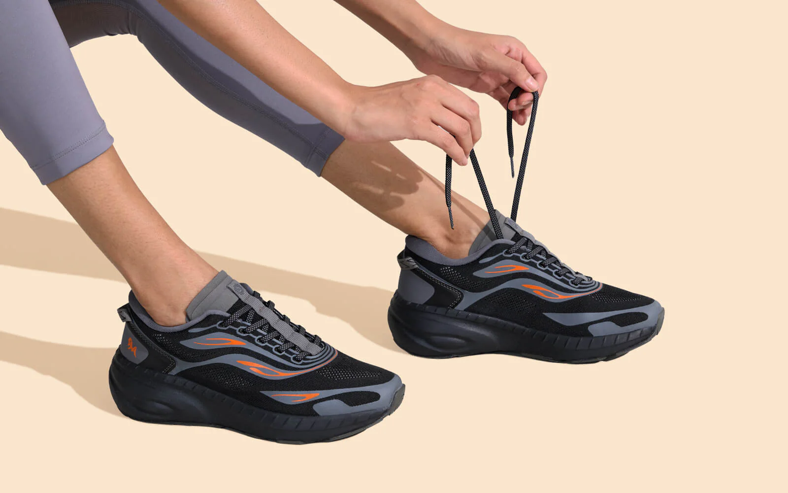 Begin Walk Flames For Men : Black - Image 10