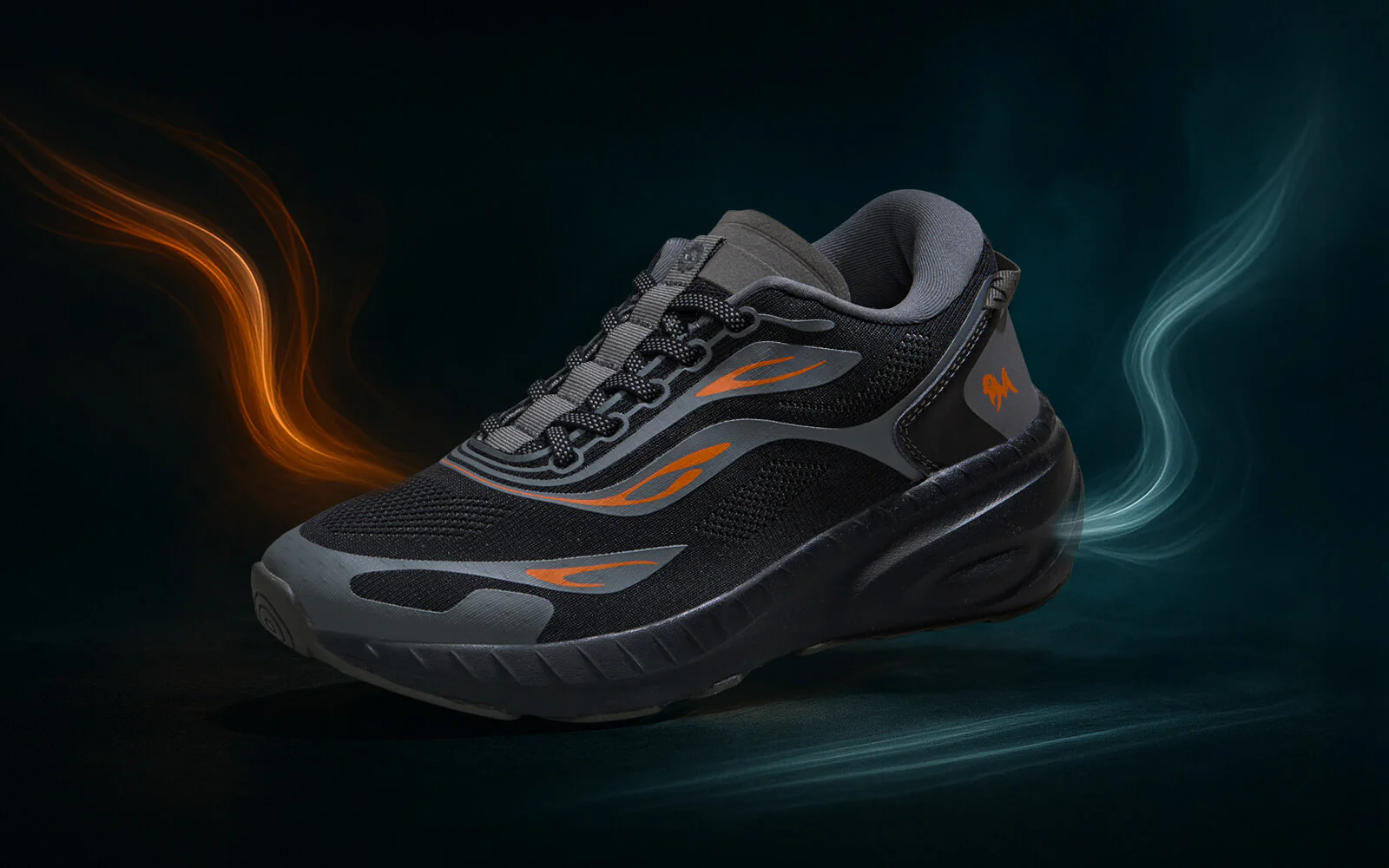 Begin Walk Flames For Men : Black - Image 13