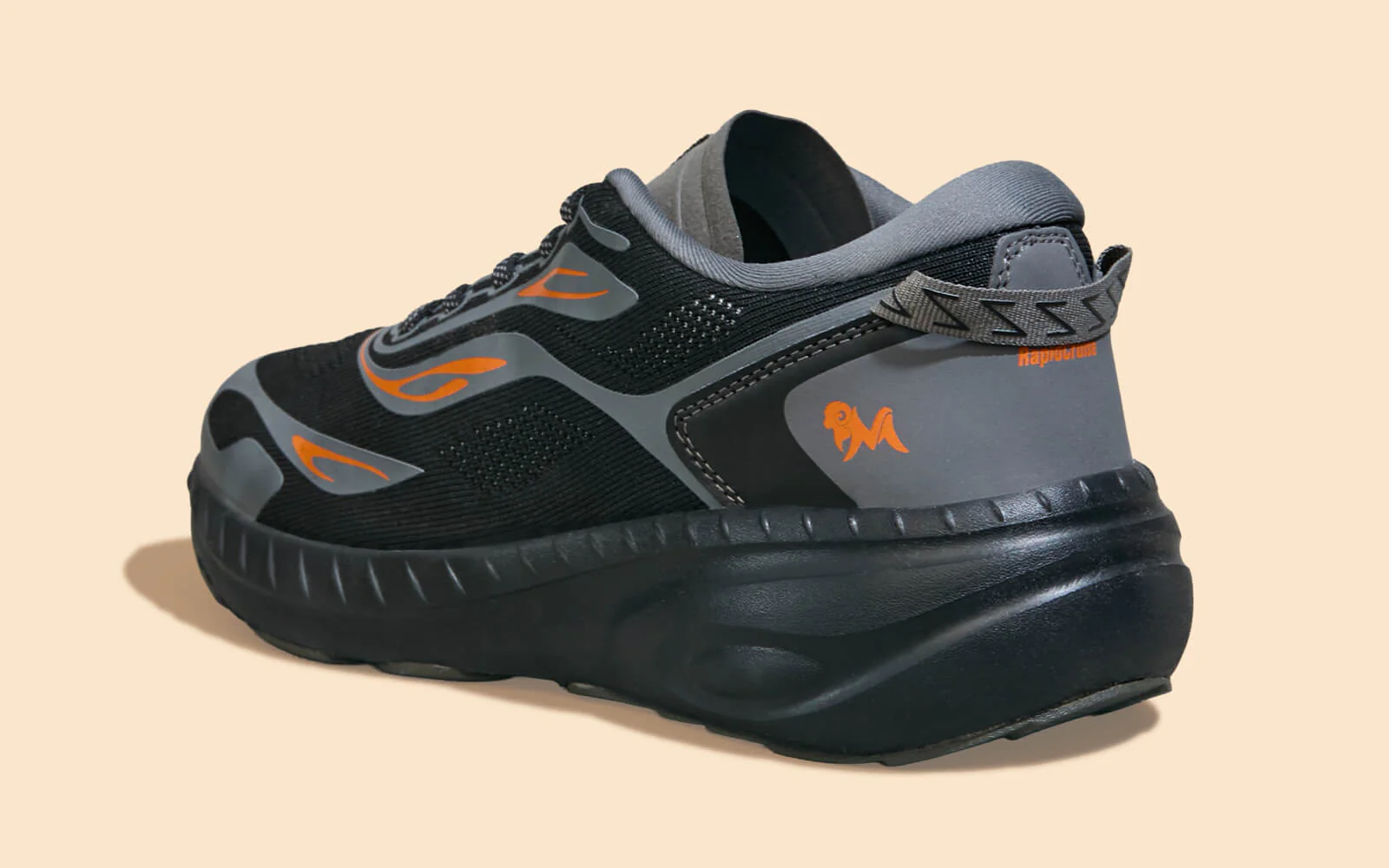 Begin Walk Flames For Men : Black - Image 6