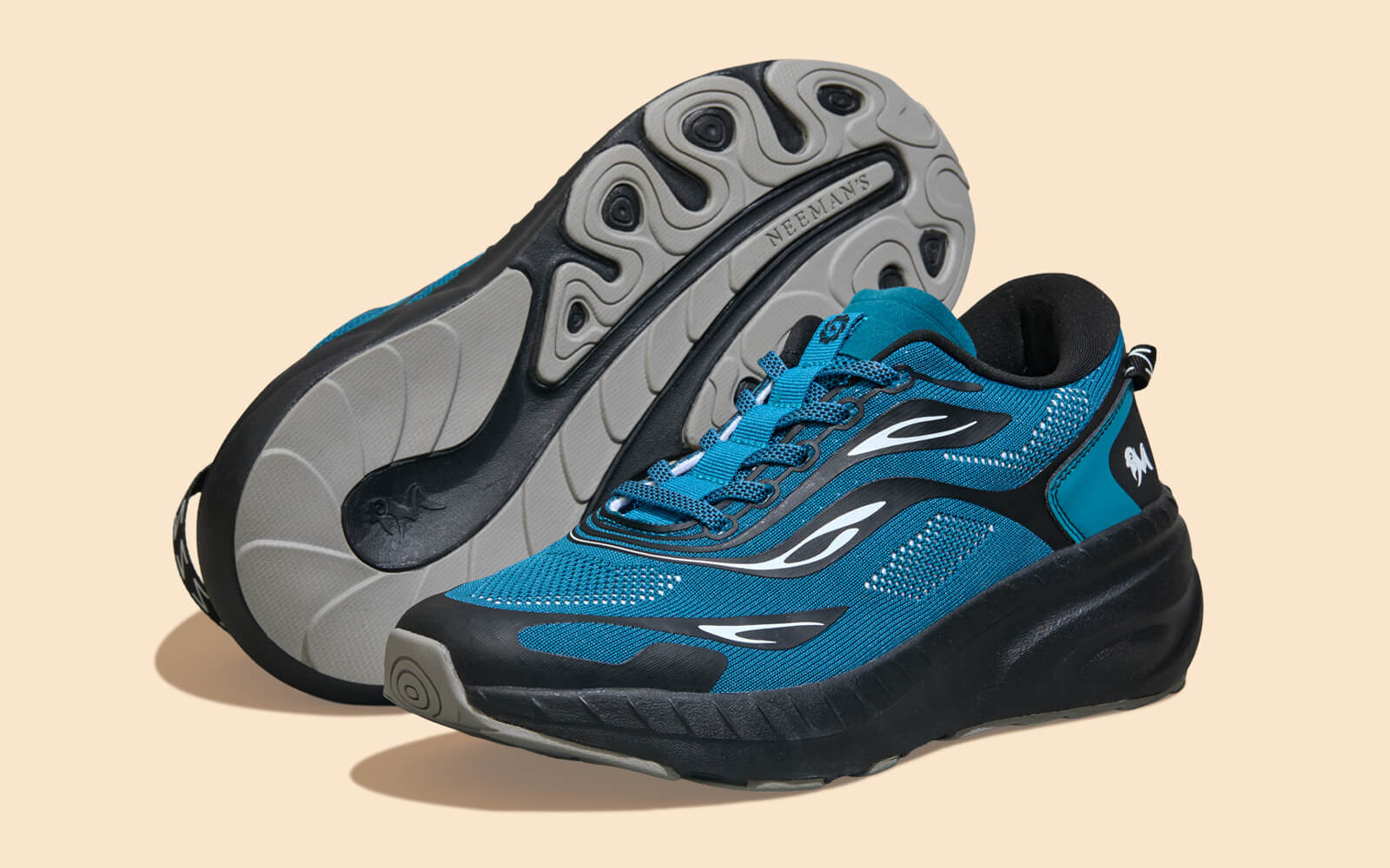 Begin Walk Flames For Women : Teal - Image 8