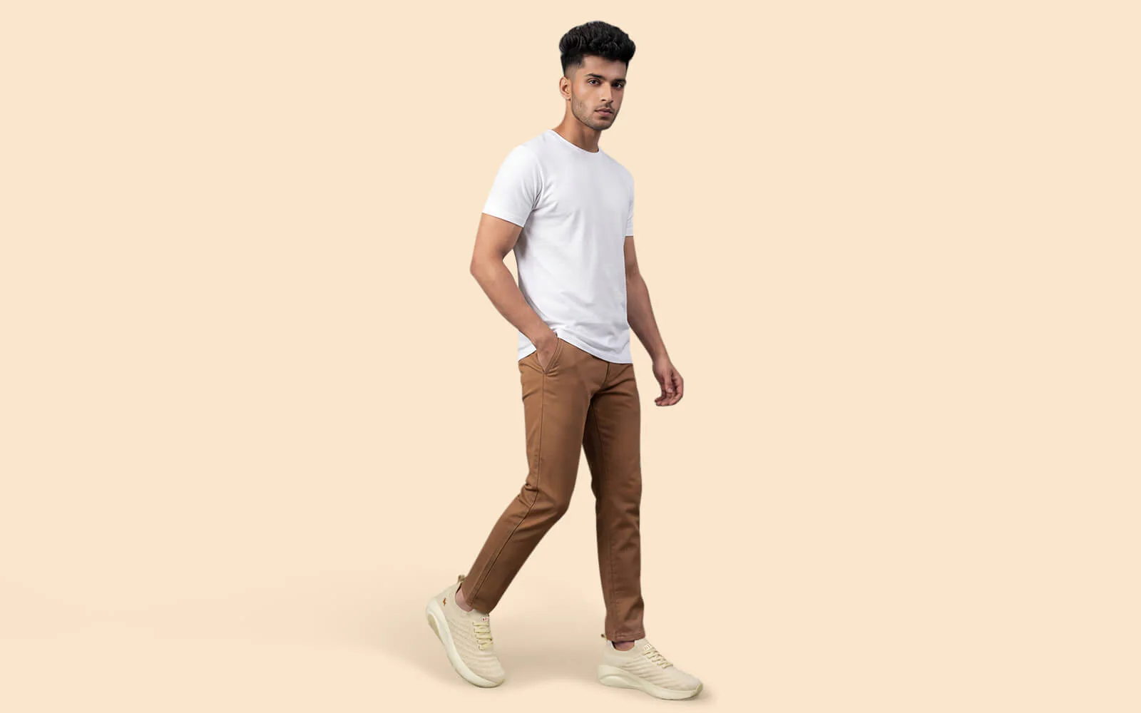 Begin Walk Glide For Men : Ivory - Image 6