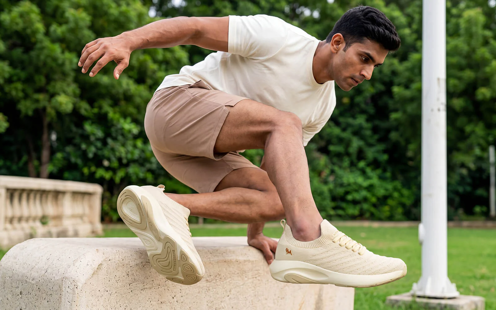 Begin Walk Glide For Men : Ivory - Image 8