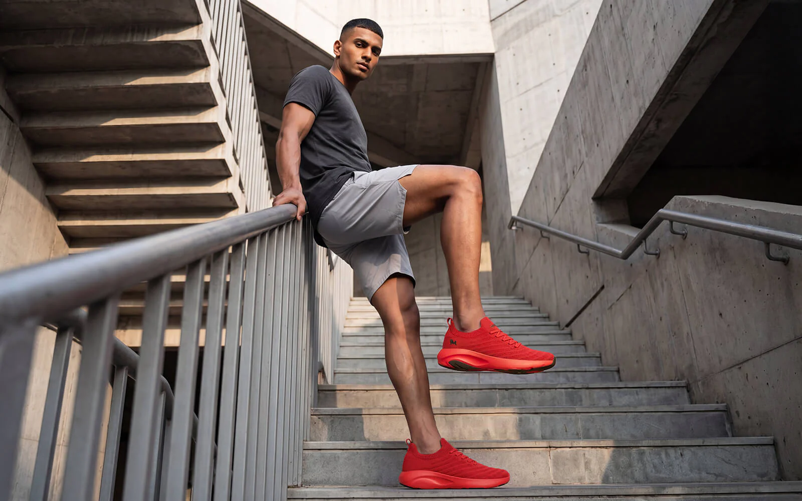 Begin Walk Glide For Men : Red - Image 6