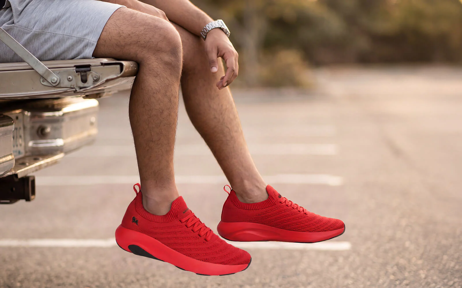 Begin Walk Glide For Men : Red - Image 9