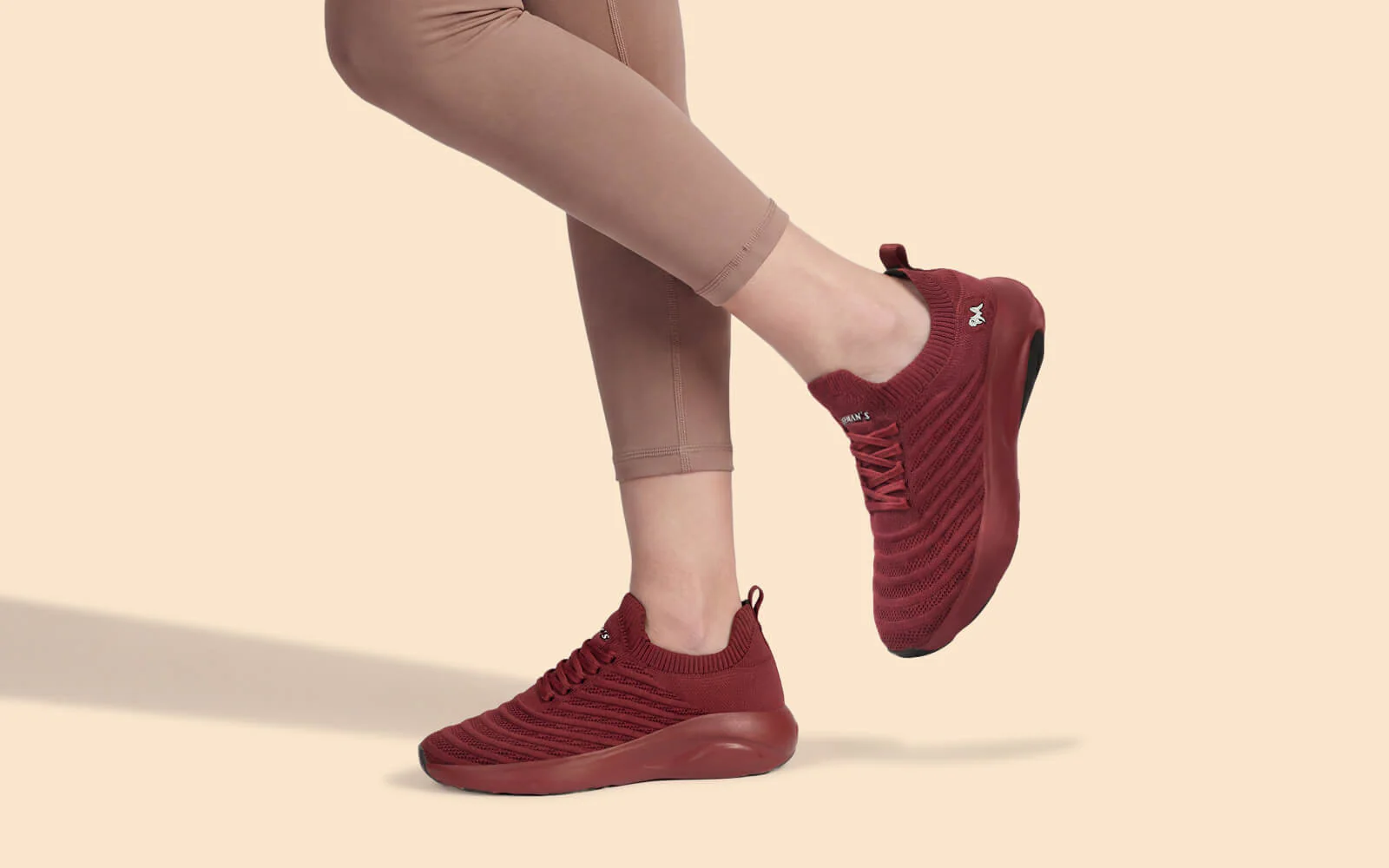 Begin Walk Glide For Women : Maroon - Image 7
