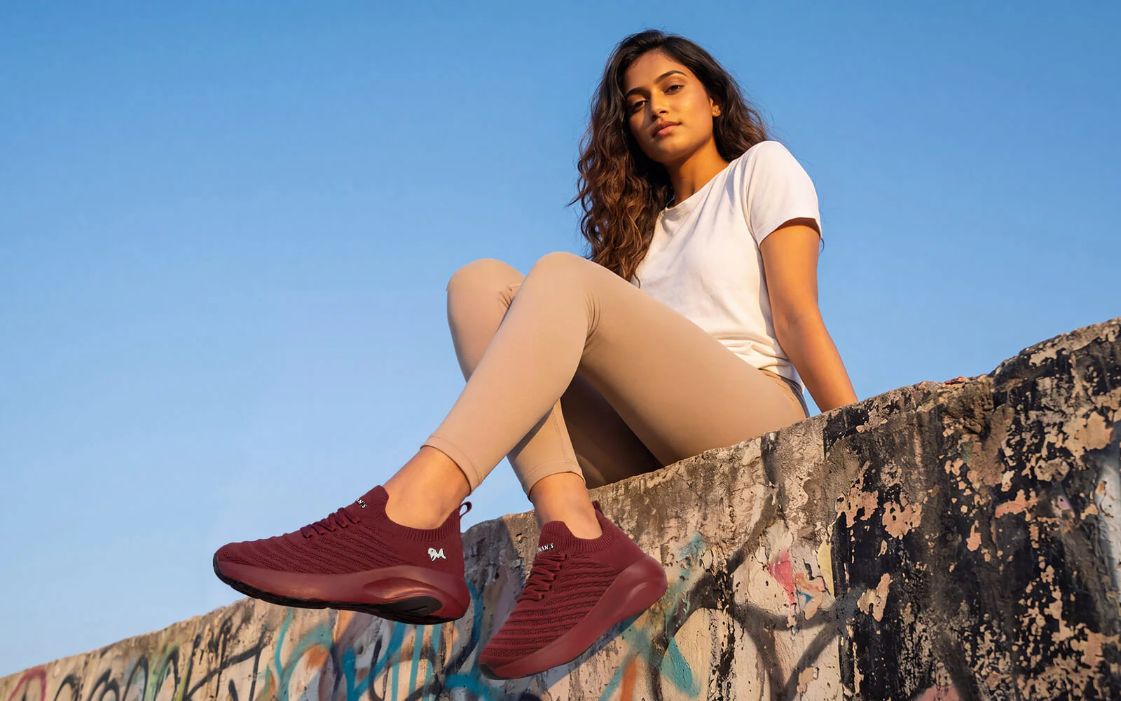 Begin Walk Glide For Women : Maroon - Image 8