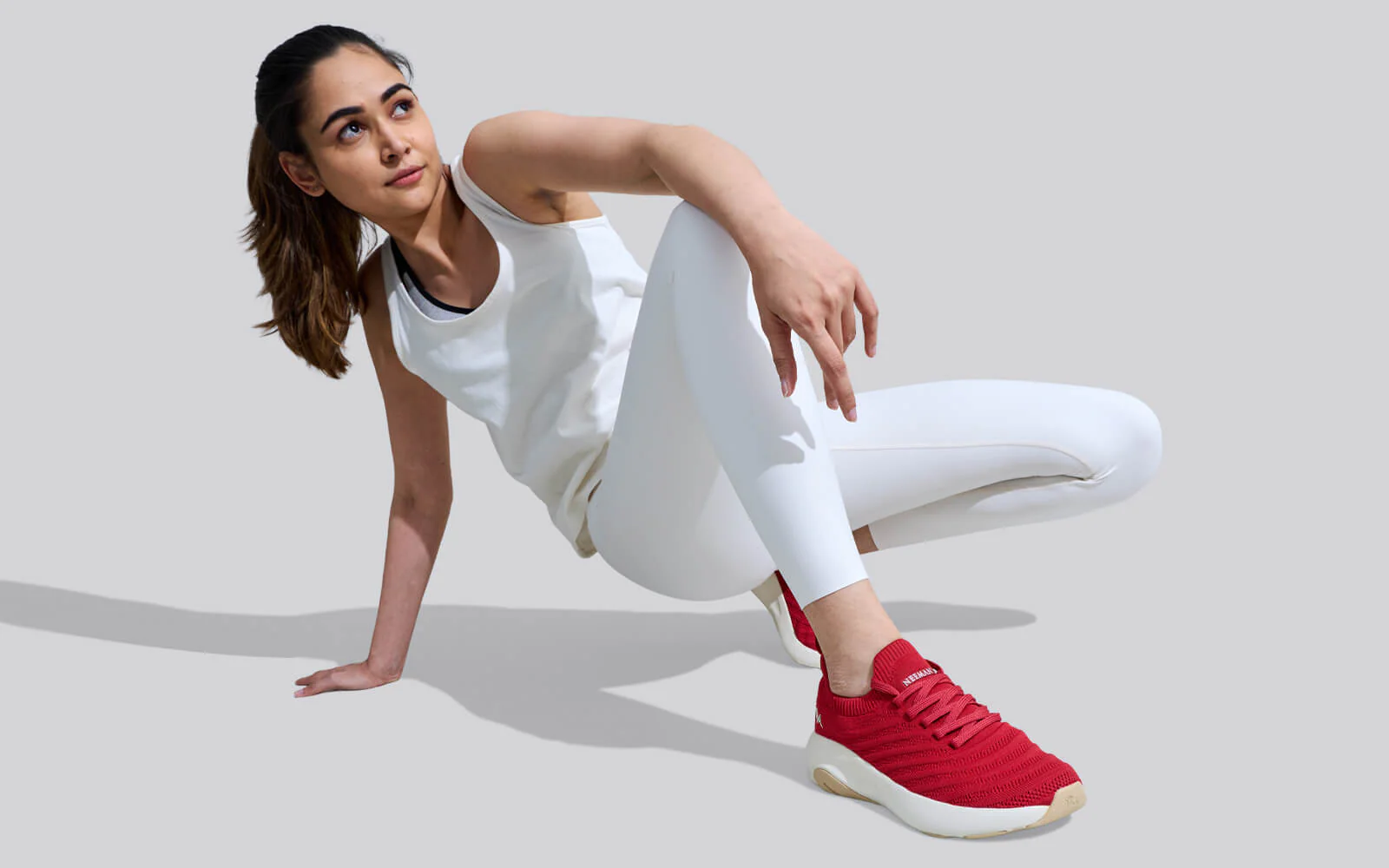 Begin Walk Glide For Women : Red White - Image 9