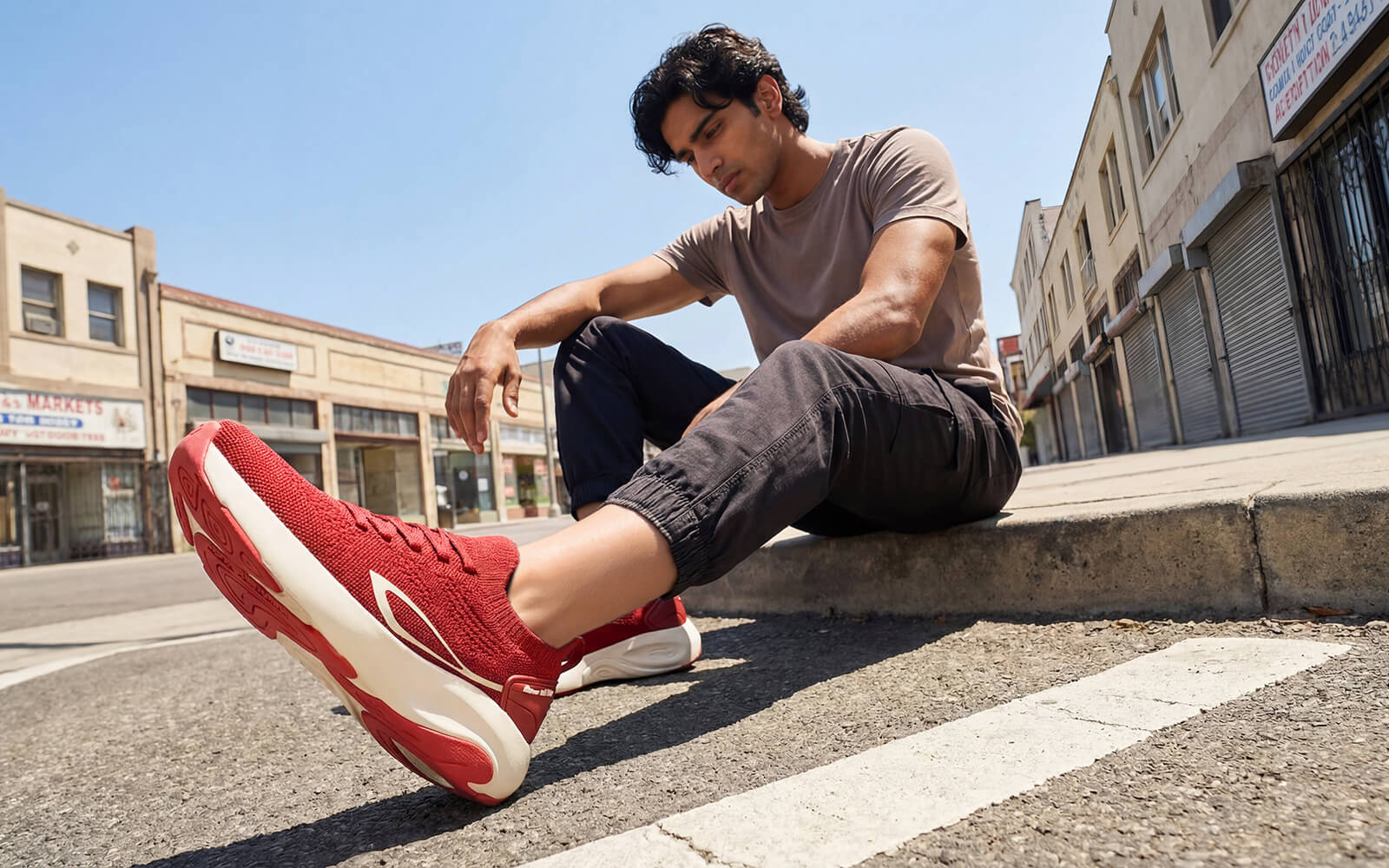 Begin Walk Lite For Men : Red - Image 4