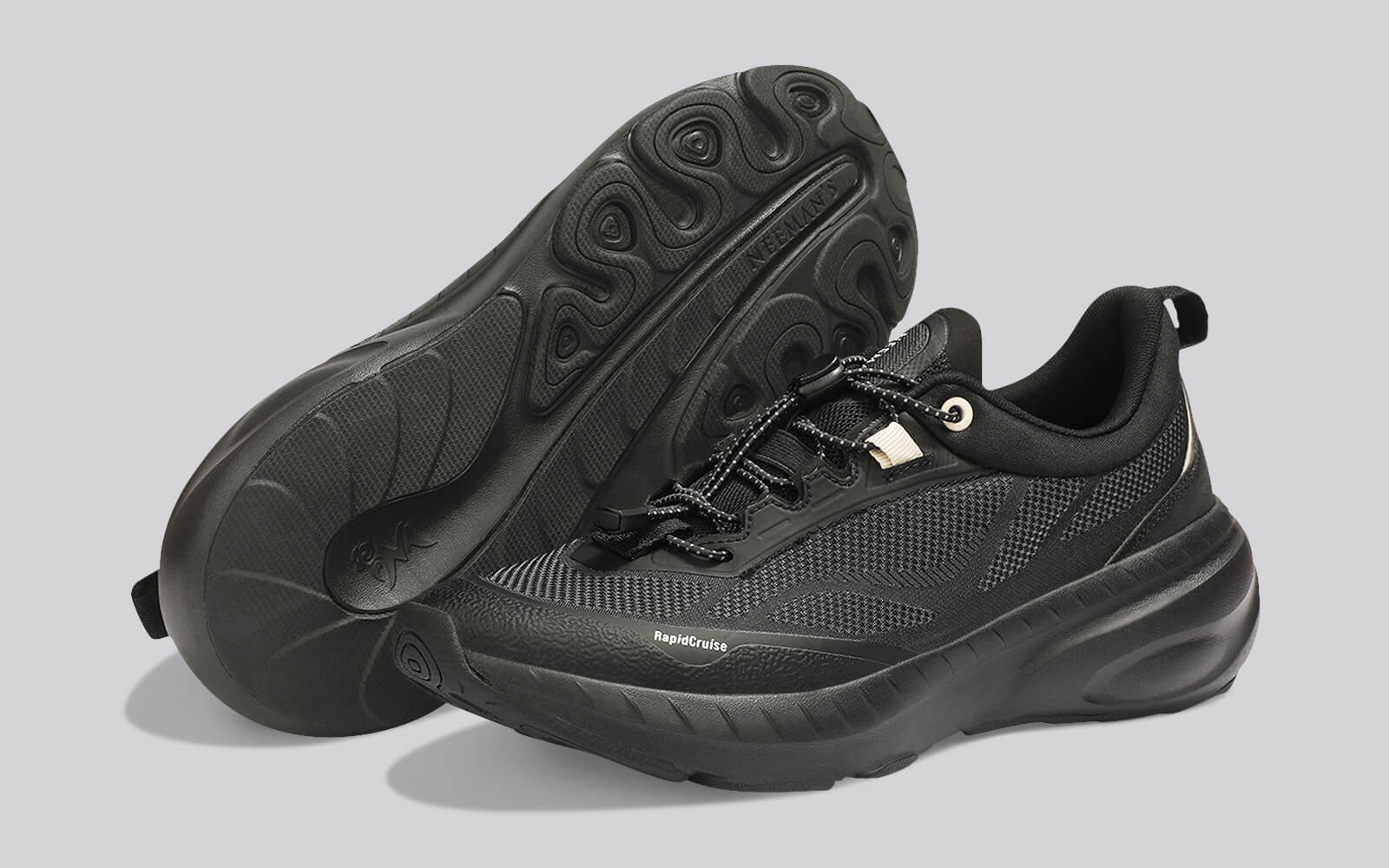 Begin Walk Plush For Men : Black - Image 4