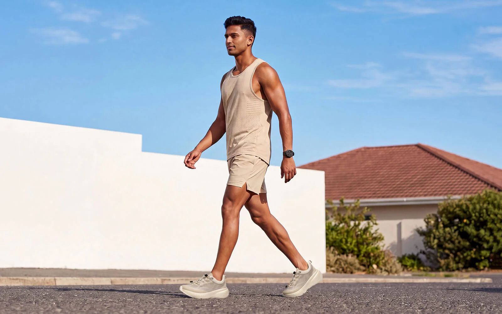 Begin Walk Plush For Men : Ecru - Image 6
