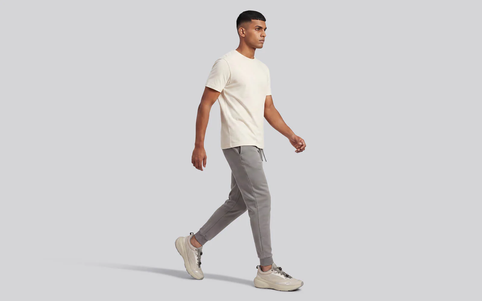 Begin Walk Plush For Men : Grey - Image 5