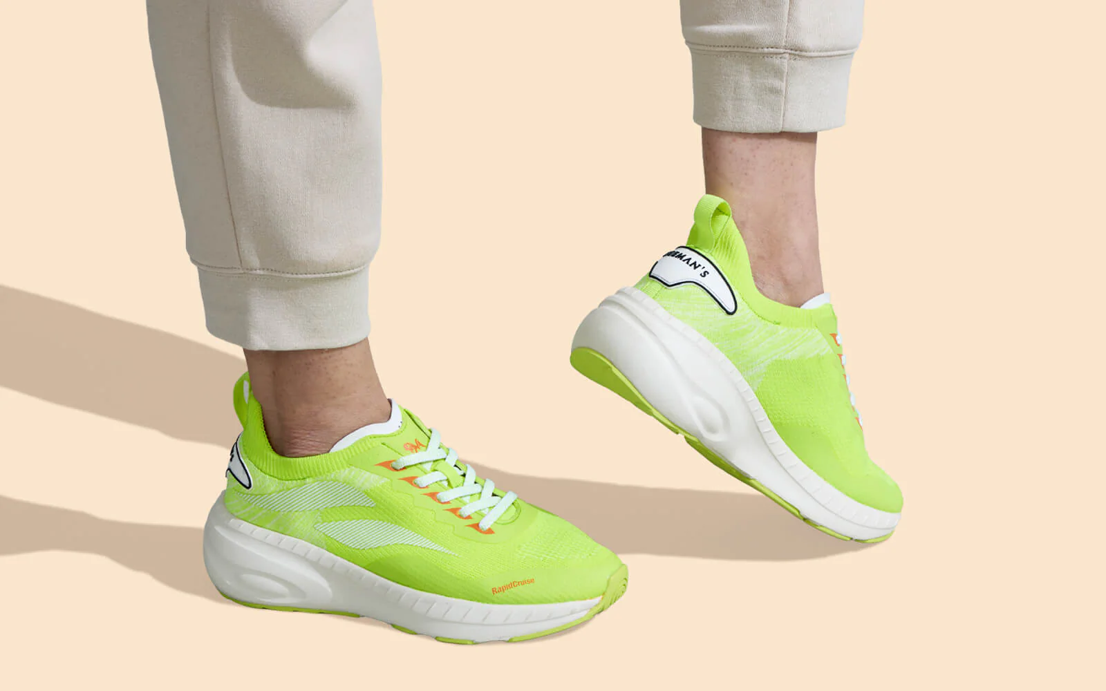 Begin Walk Pulse For Men : Neon Green - Image 11