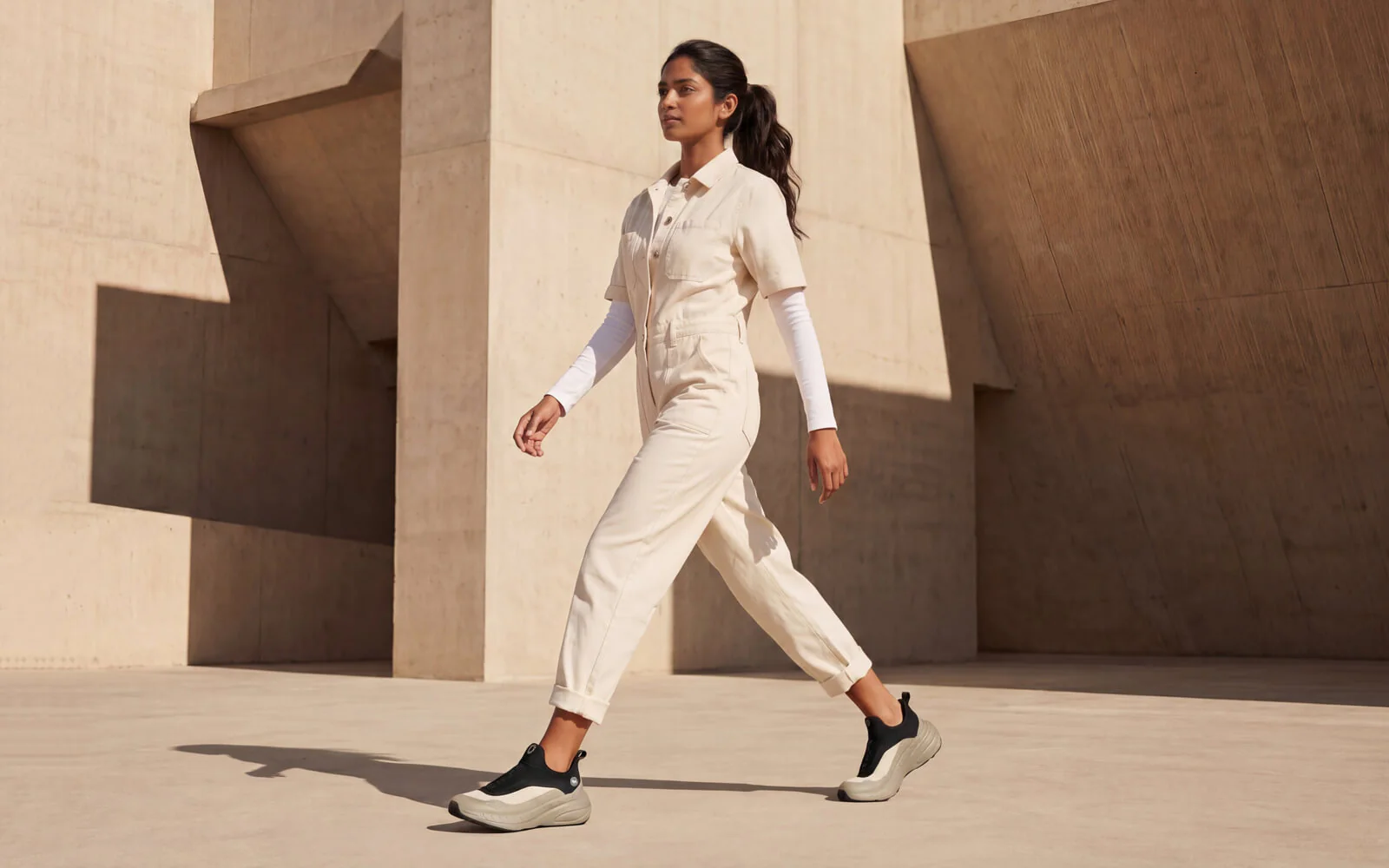 Begin Walk Rush For Women : Ecru - Image 8