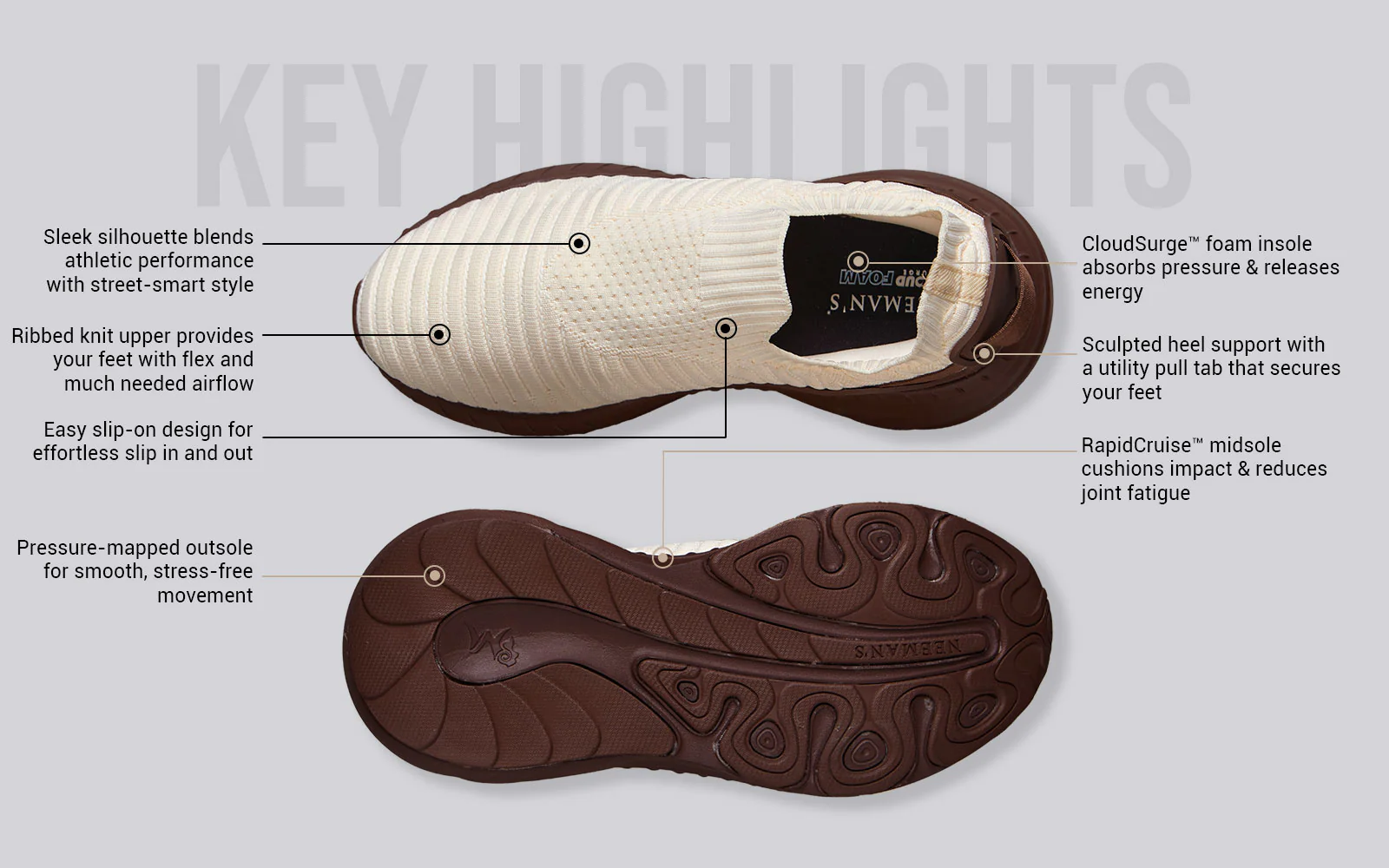 Begin Walk Trek : Ivory Brown - Image 3