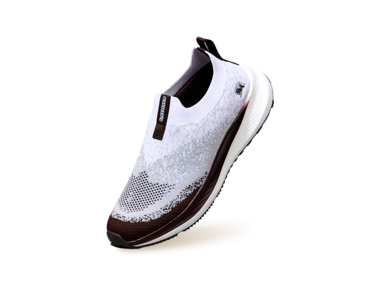 Blend Knit Slip Ons : Ivory-Brown - Image 13