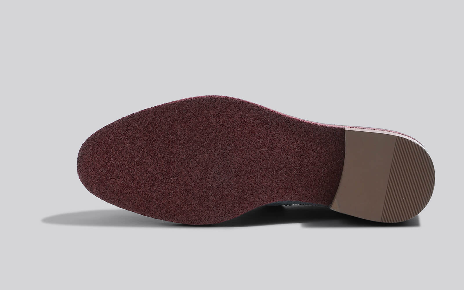 Block Heel Loafers : Grey - Image 6