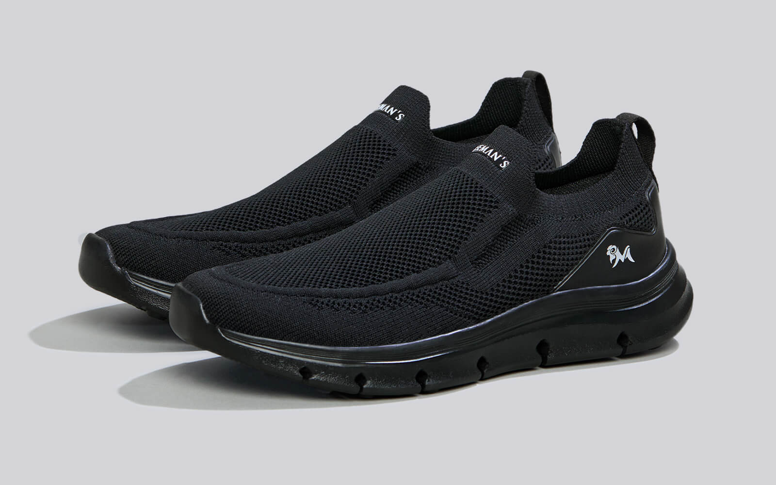 Breathe Ease Slip Ons : Black - Image 5