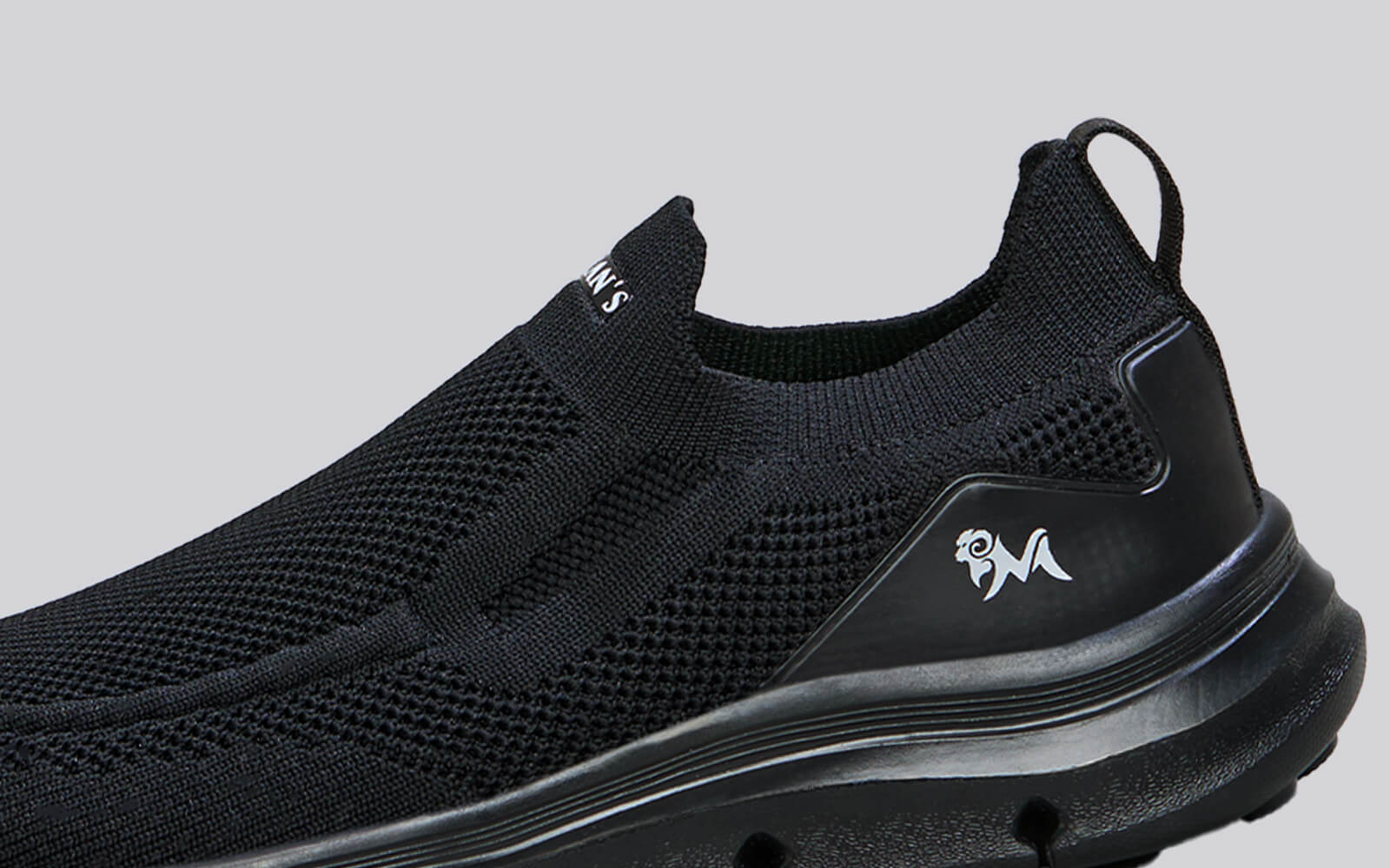 Breathe Ease Slip Ons : Black - Image 8