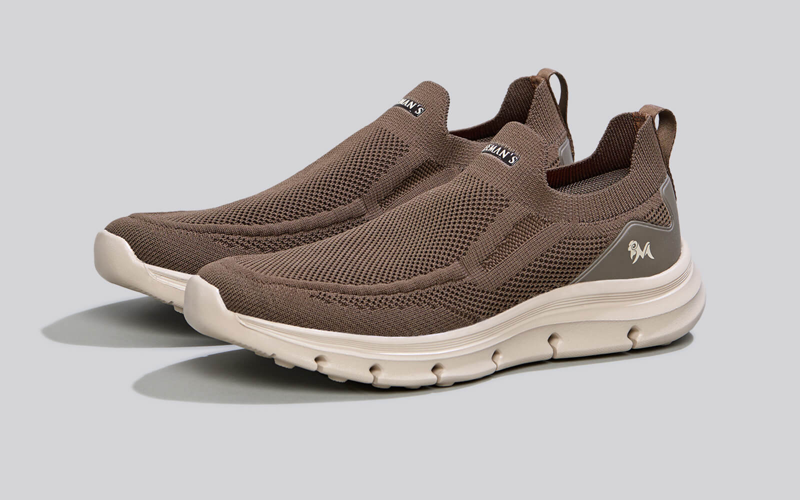Breathe Ease Slip Ons : Brown - Image 5