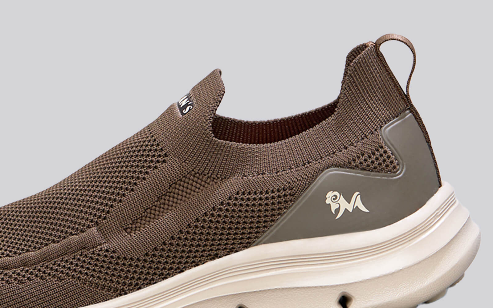Breathe Ease Slip Ons : Brown - Image 8