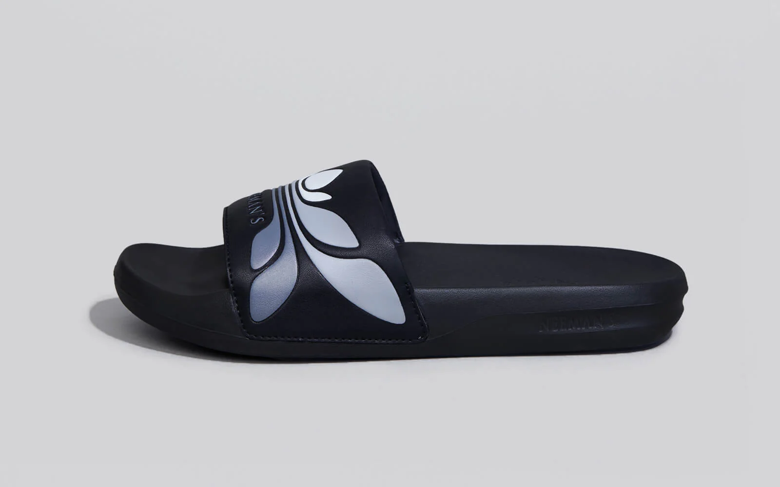 Breather Slides (Men Exclusive) : Black-Grey - Image 2