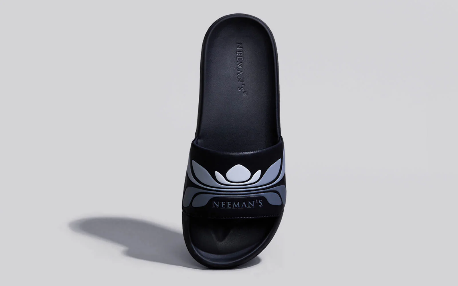 Breather Slides (Men Exclusive) : Black-Grey - Image 4