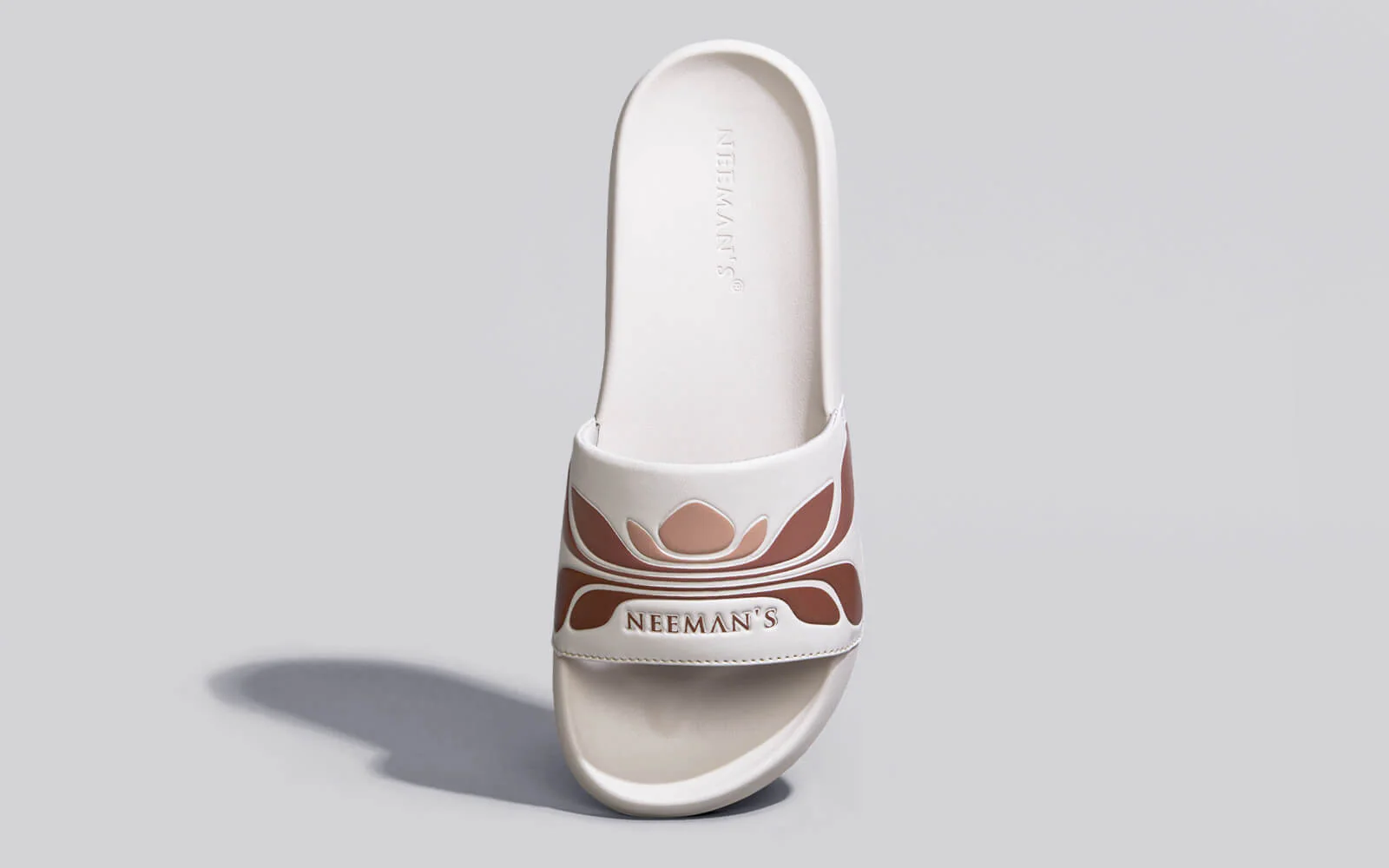 Breather Slides (Men Exclusive) : Grey-Brown - Image 4