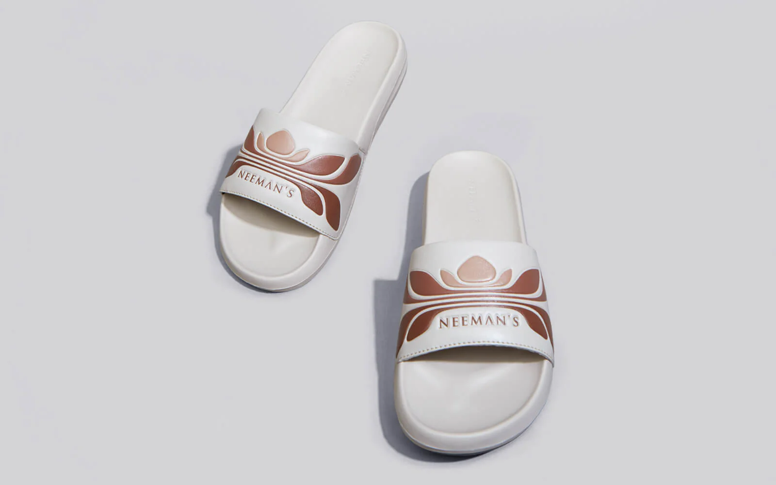 Breather Slides (Men Exclusive) : Grey-Brown - Image 6