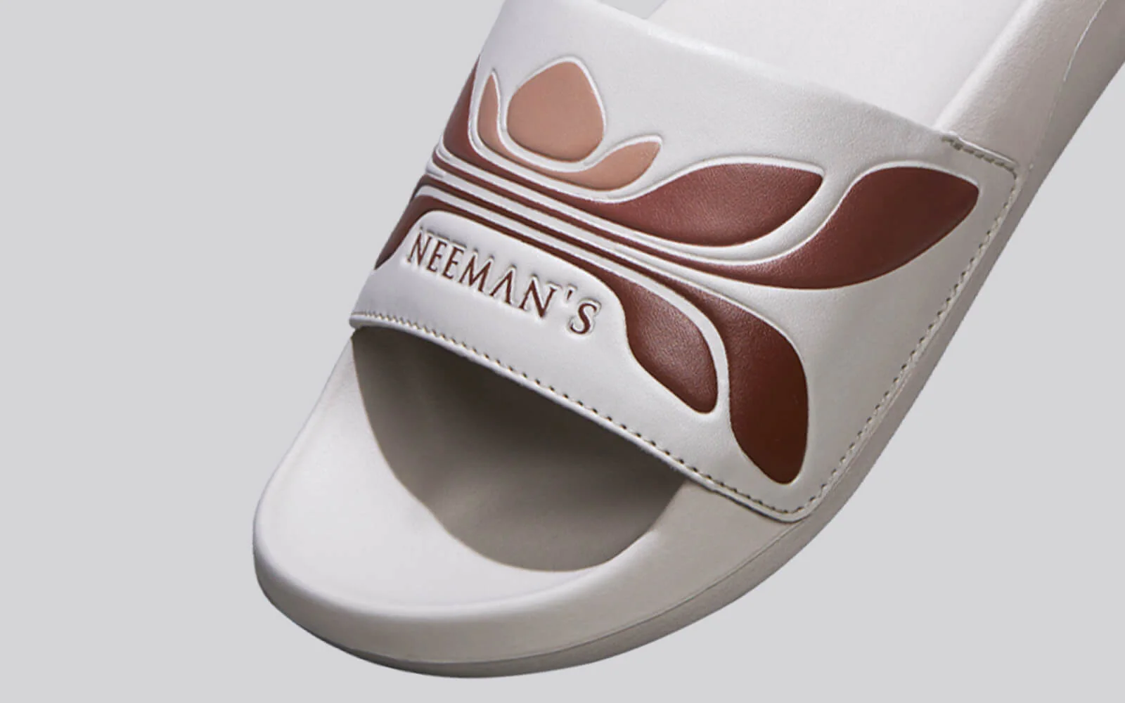 Breather Slides (Men Exclusive) : Grey-Brown - Image 7