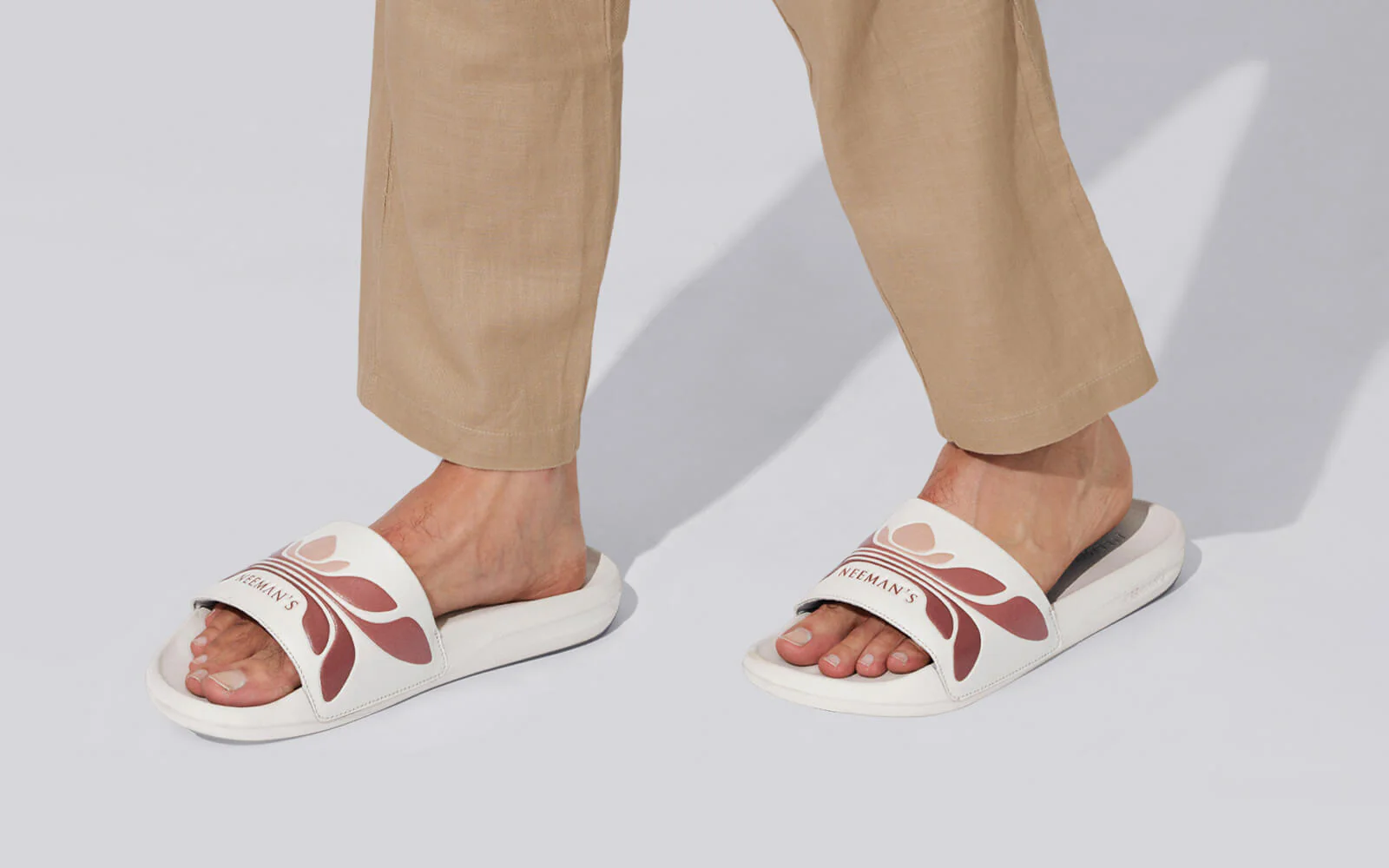 Breather Slides (Men Exclusive) : Grey-Brown - Image 9