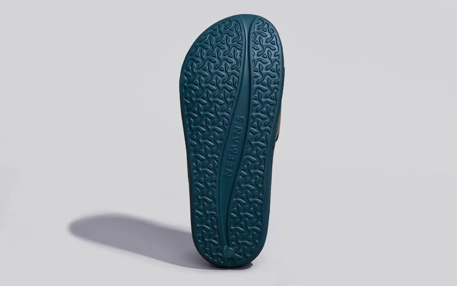 Breather Slides (Men Exclusive) : Teal-Grey - Image 5