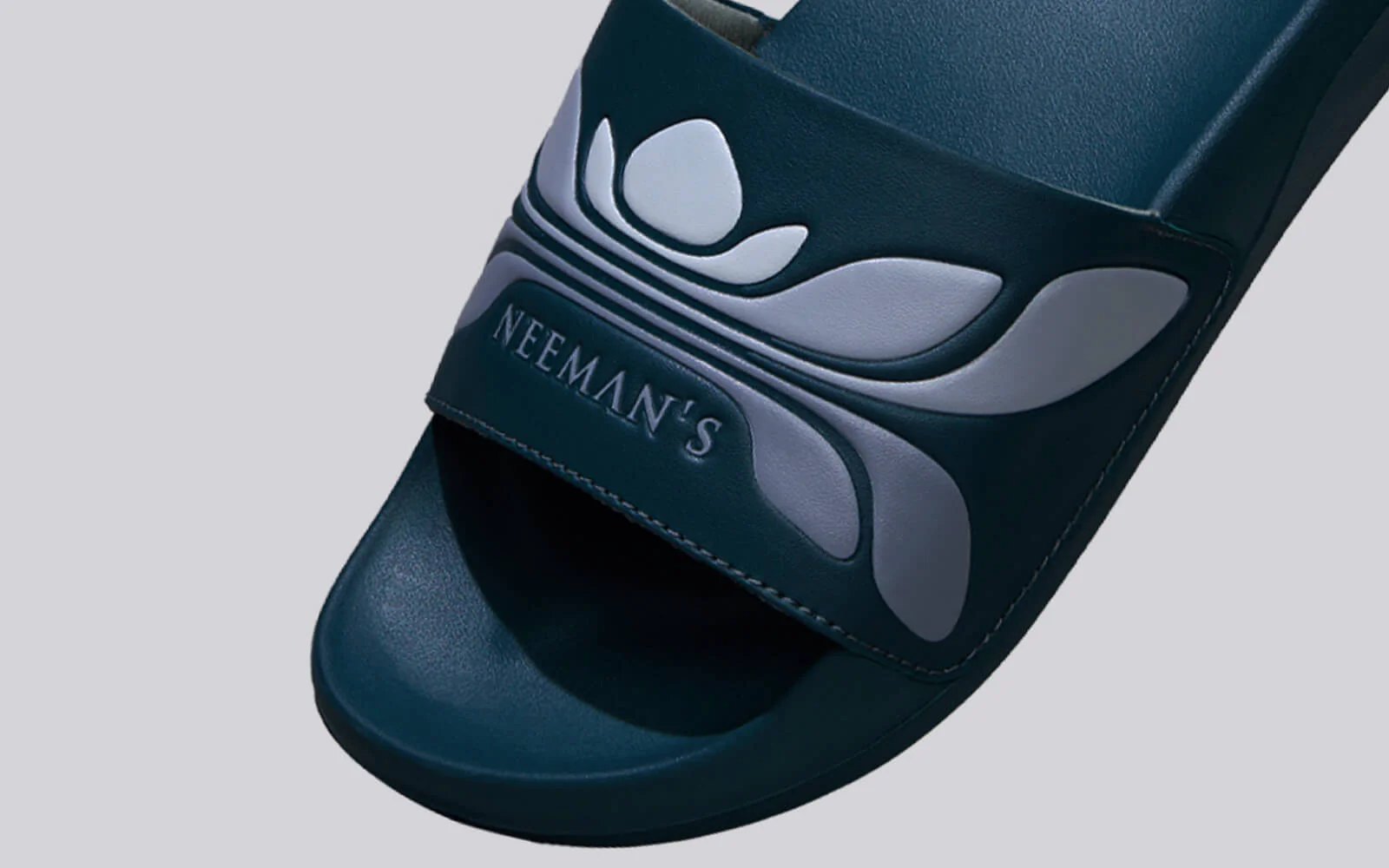 Breather Slides (Men Exclusive) : Teal-Grey - Image 7