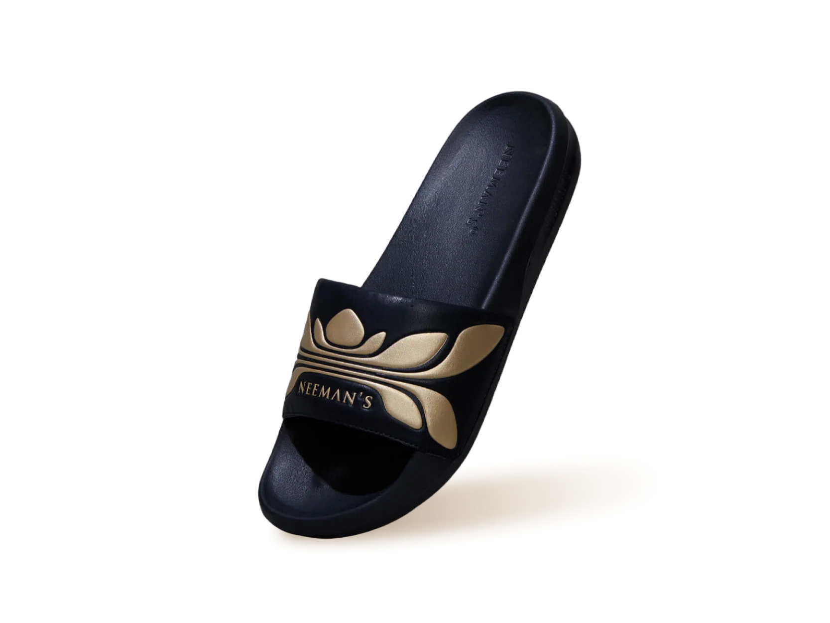 Breather Slides (Women Exclusive) : Black-Gold - Image 11