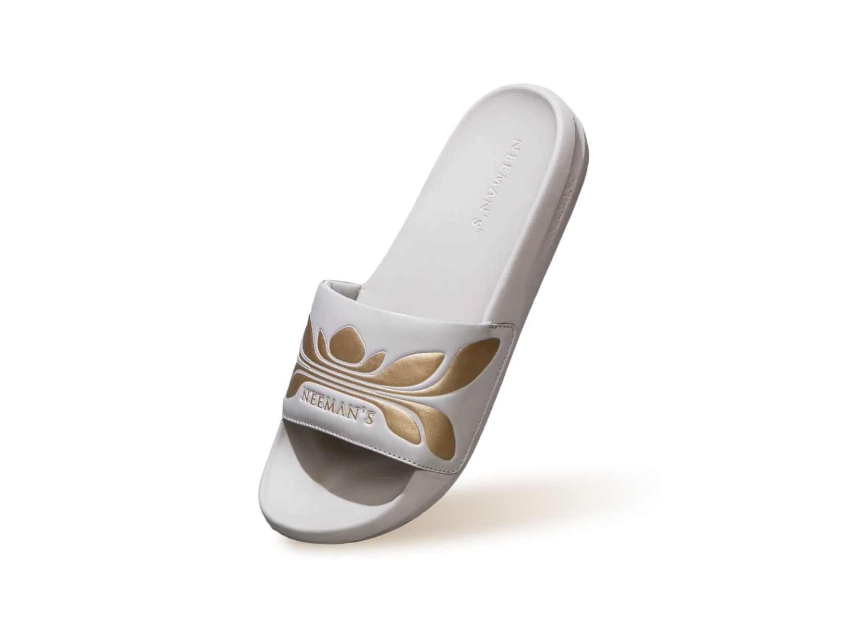 Breather Slides (Women Exclusive) : Grey-Gold - Image 11