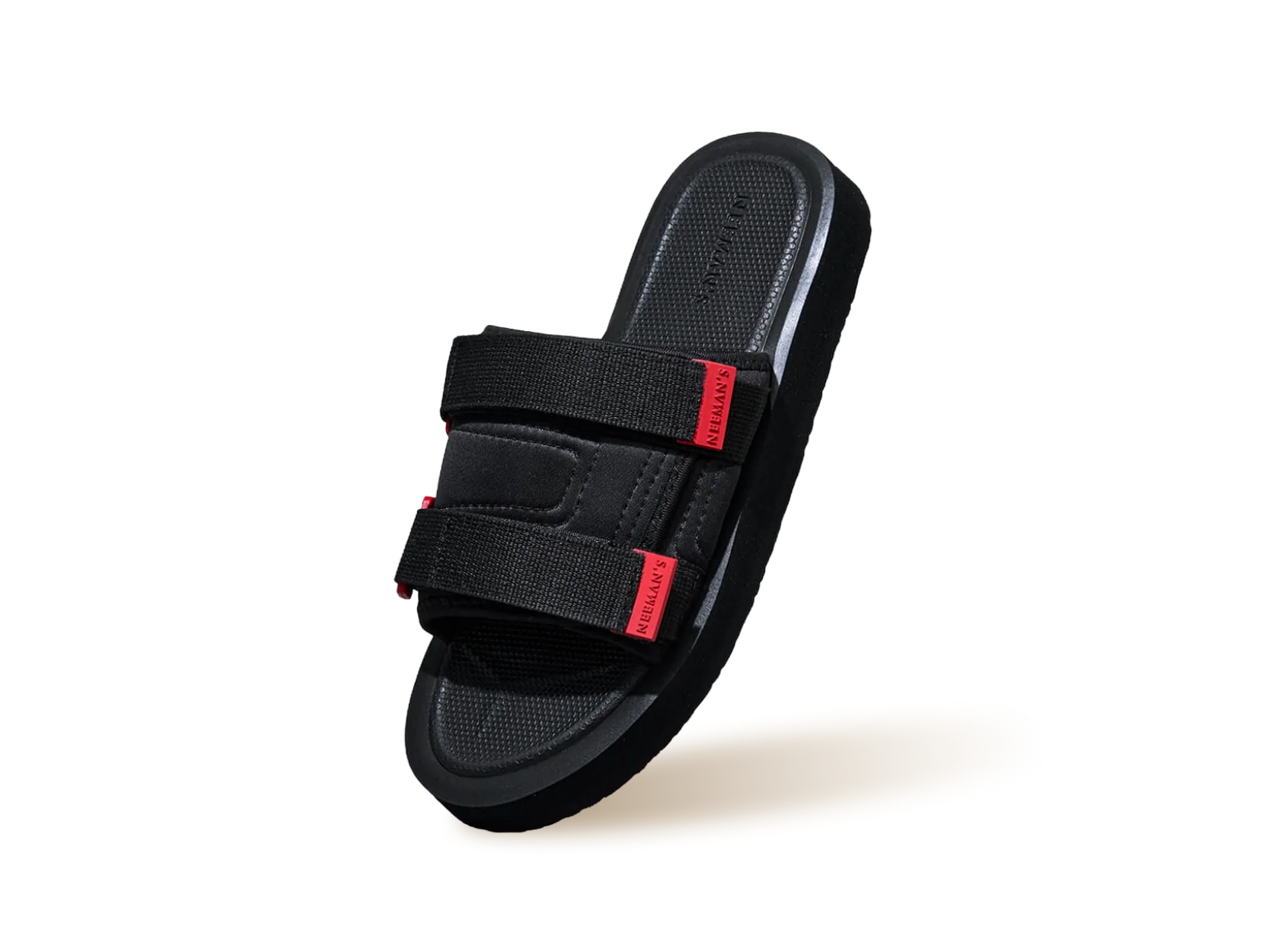 Breezy Fluff Sandals : Black - Image 11