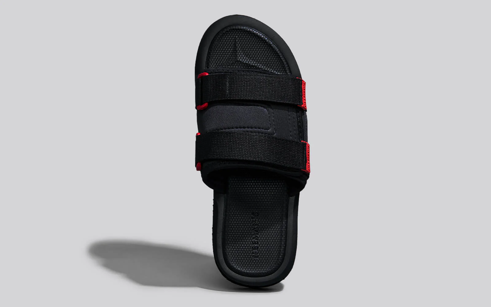 Breezy Fluff Sandals : Black - Image 3