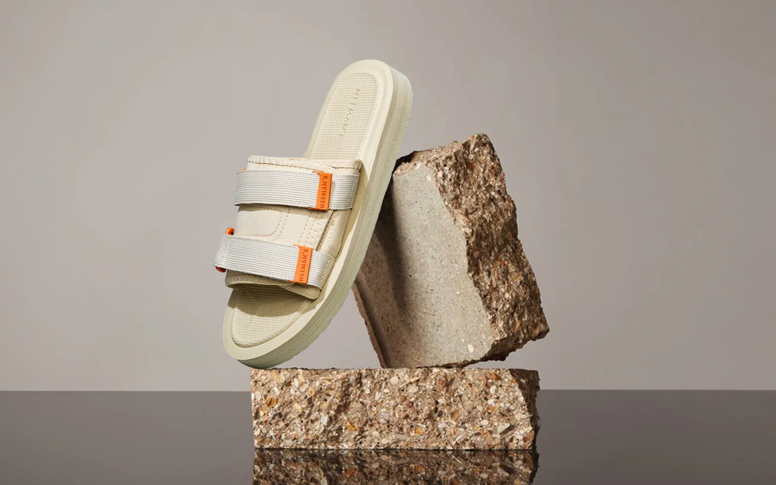 Breezy Fluff Sandals : Beige - Image 10