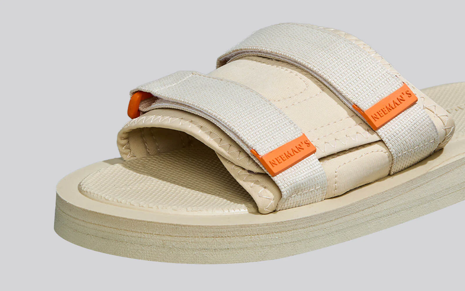 Breezy Fluff Sandals : Beige - Image 7