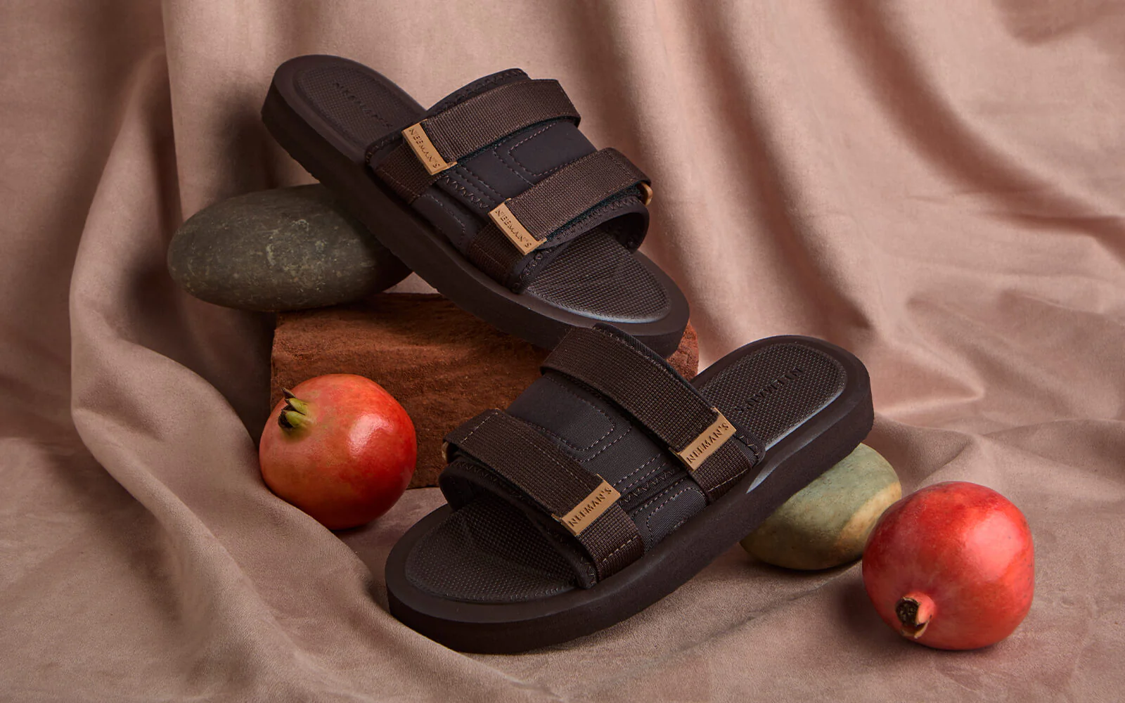 Breezy Fluff Sandals : Brown - Image 10